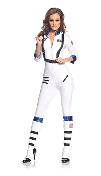 BLAST OFF WOMENS WHITE ASTRONAUT COSTUME