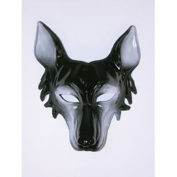 Plastic Wolf Mask with Elastic Band