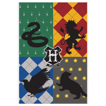HARRY POTTER PLASTIC LOOT BAGS 8CT