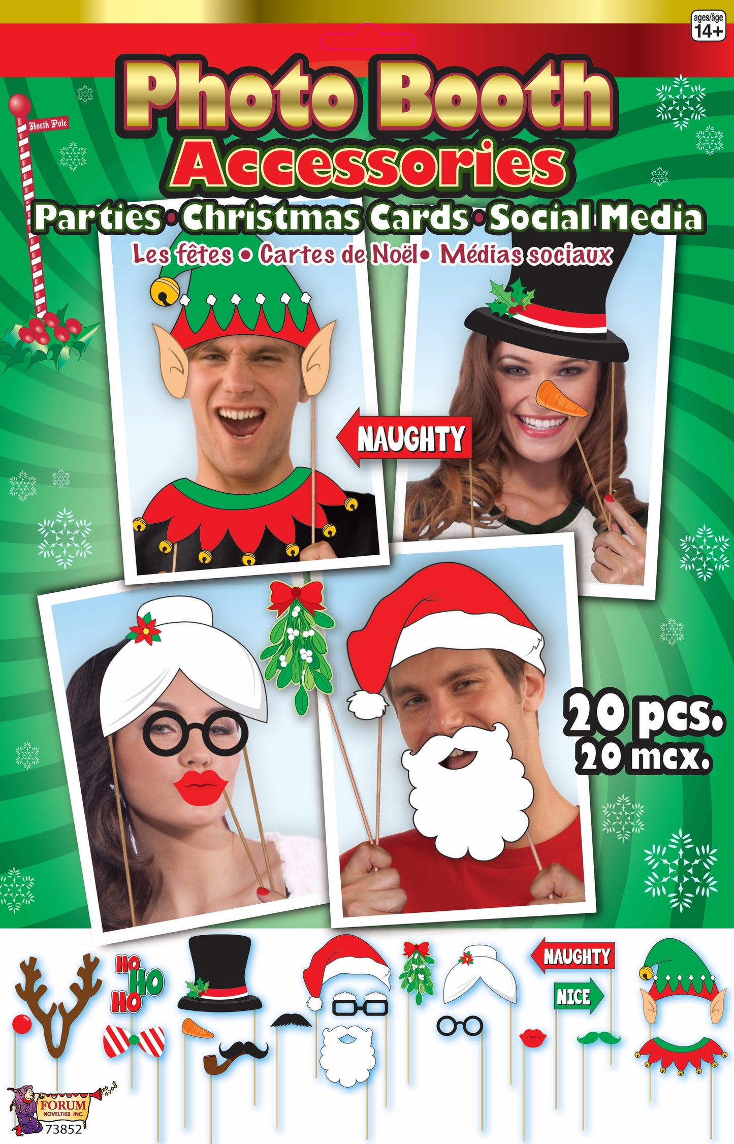 Christmas Photo Booth Accessories