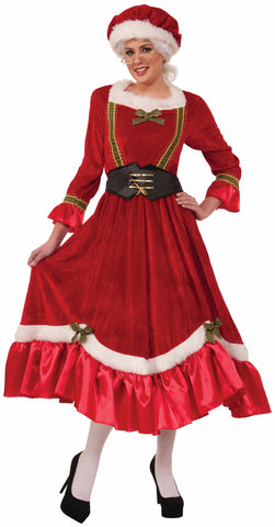 MRS. CLAUS COSTUME ADULT  UP TO SIZE 14/16