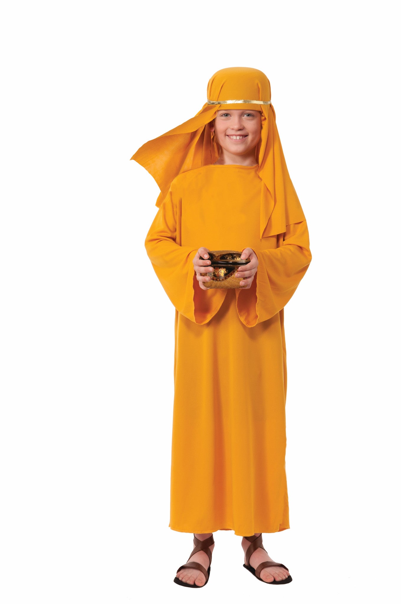 Gold Wiseman Robe Costume - Child