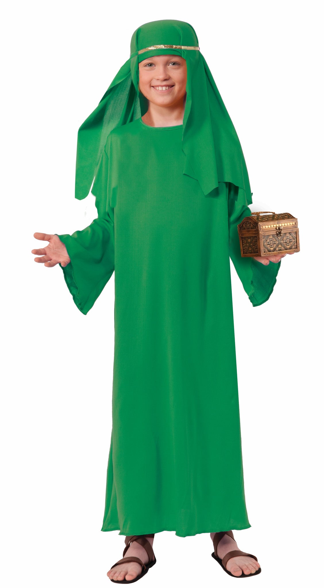 Green Wiseman Robe Costume - Child