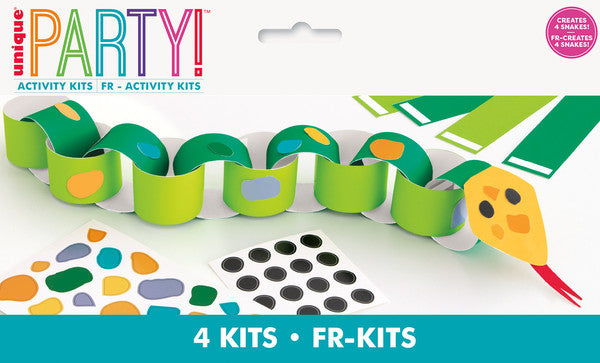 SAFARI SNAKE PAPER CHAIN CRAFT KIT