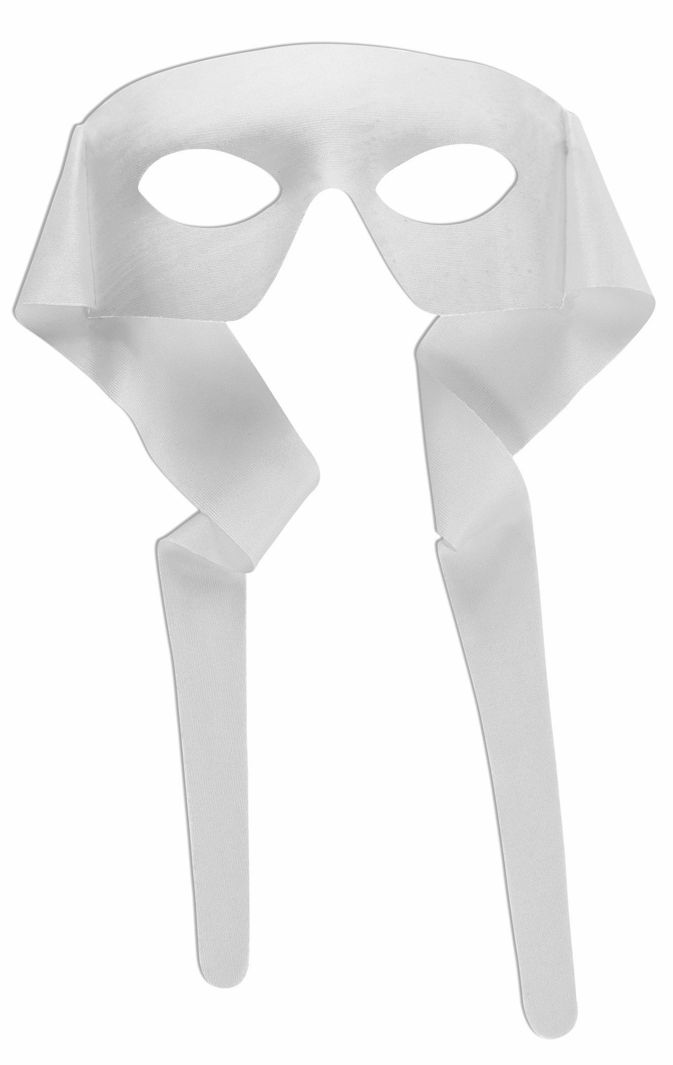 SEE THRU HALF MASK WHITE ADULT