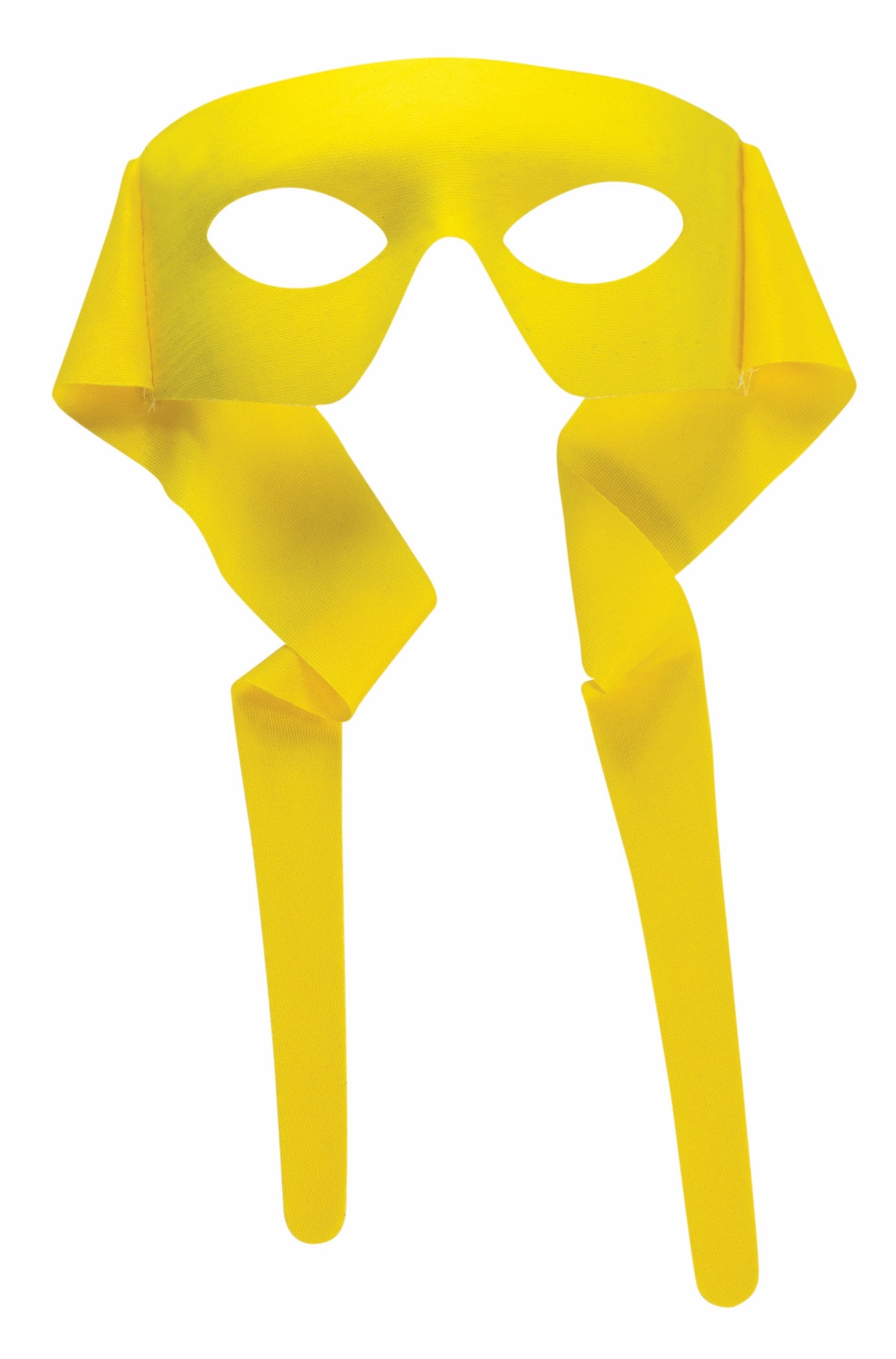 SEE THRU HALF MASK YELLOW ADULT