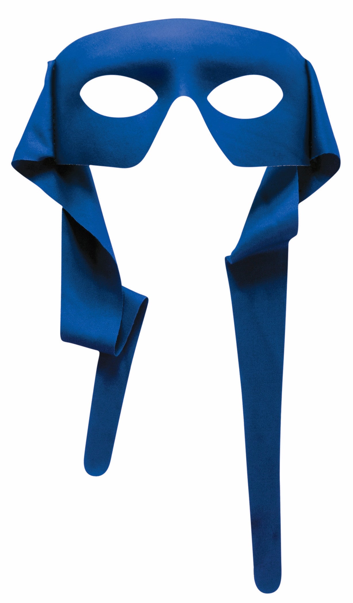 SEE THRU HALF MASK ROYAL BLUE ADULT