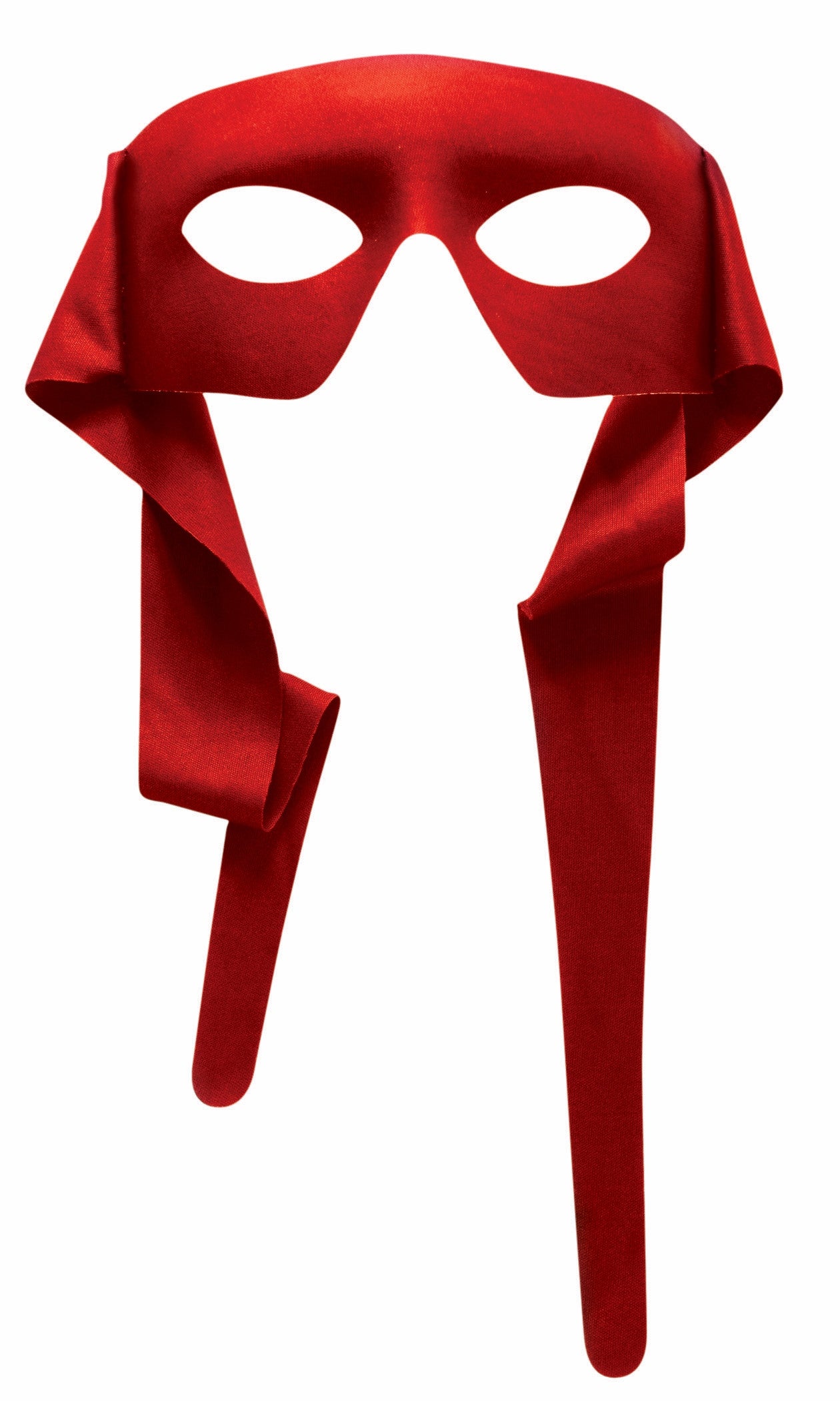 SEE THRU HALF MASK RED ADULT