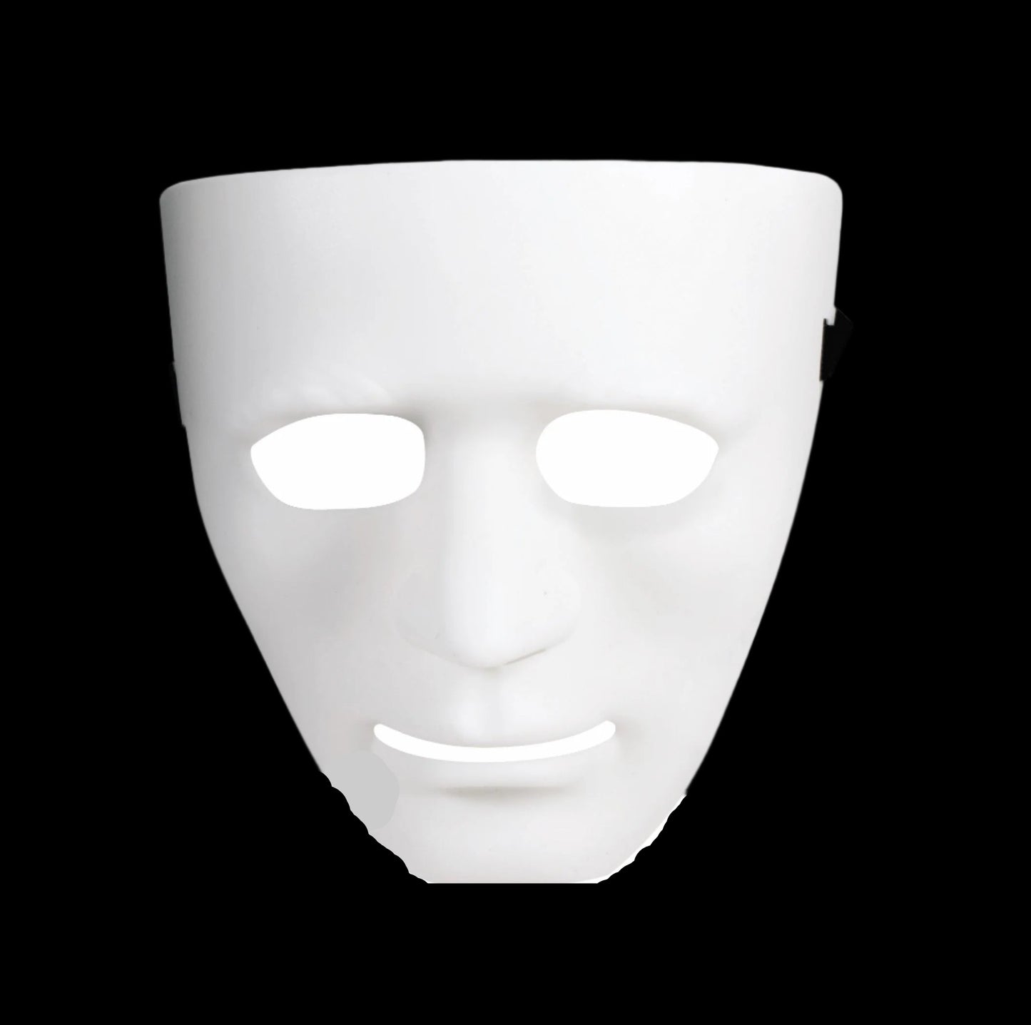 White Plastic Face Mask