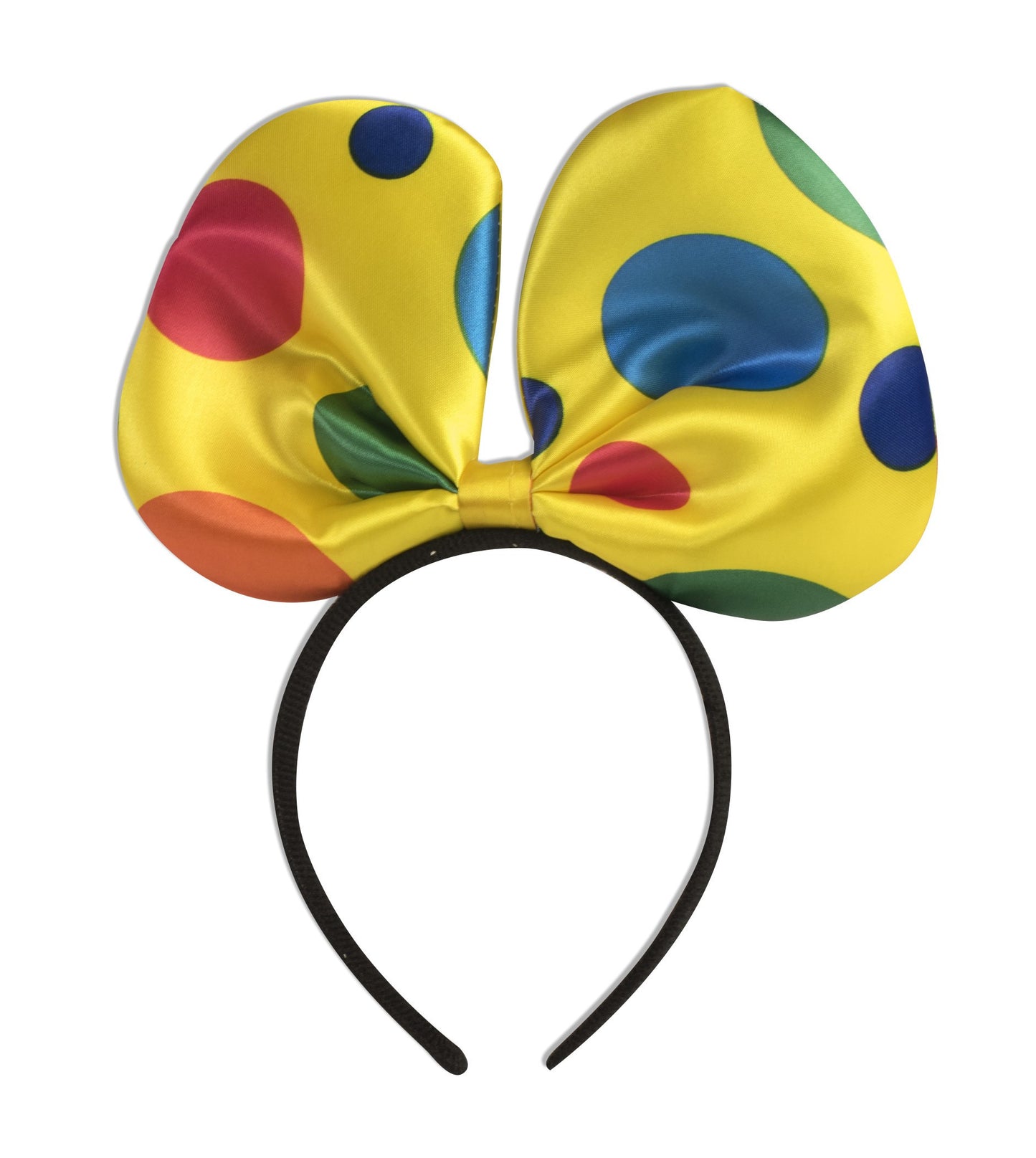 POLKA DOT CLOWN BOWTIE HEADBAND EACH
