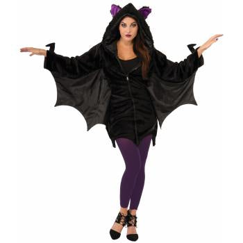 Bat Hoodie Costume - Adult Sized