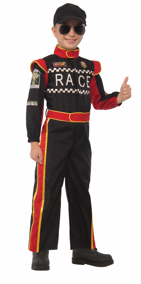 Generator Rex or Race Car Driver Costume Kids M or L With Glasses