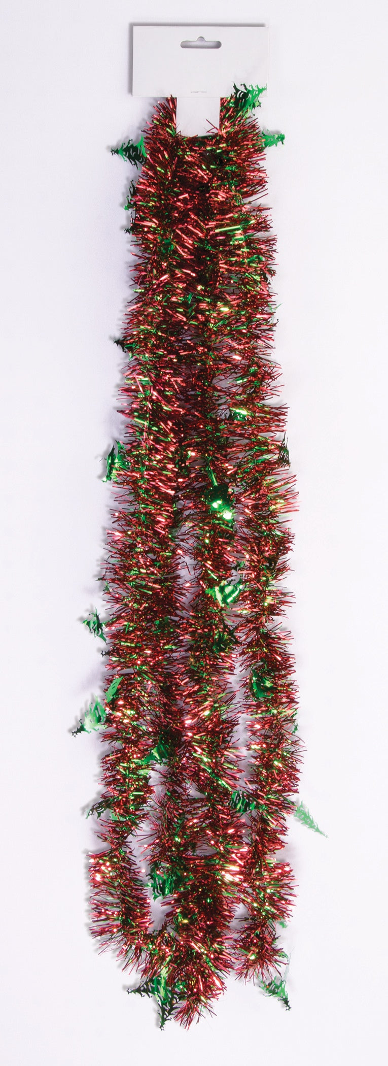 Red & Green Tree Tinsel Garland - 9ft. Long