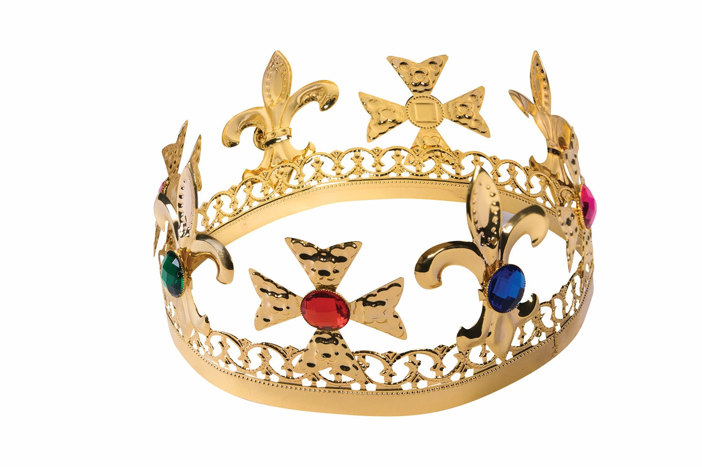 Deluxe Gold Jeweled Crown