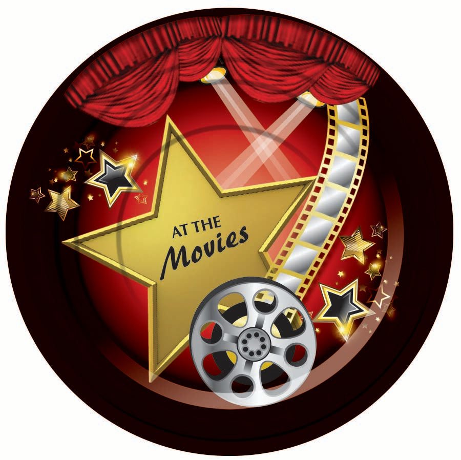 At The Movies 7" Paper Plates
