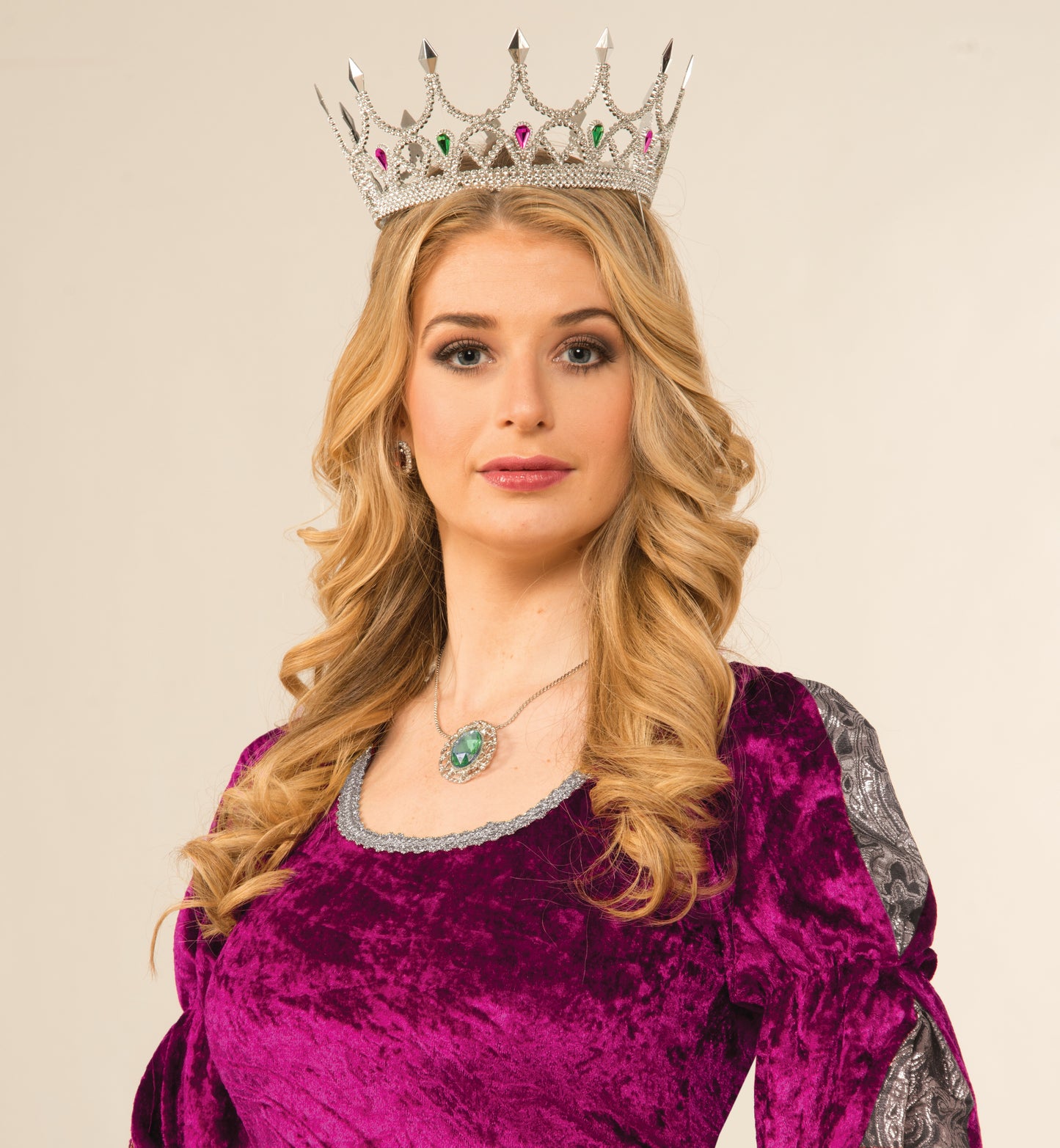 ROYAL QUEEN CROWN SILVER 1PC/PKG