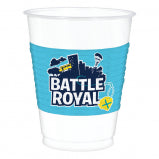 BATTLE ROYAL PLASTIC CUPS 16OZ   8CT