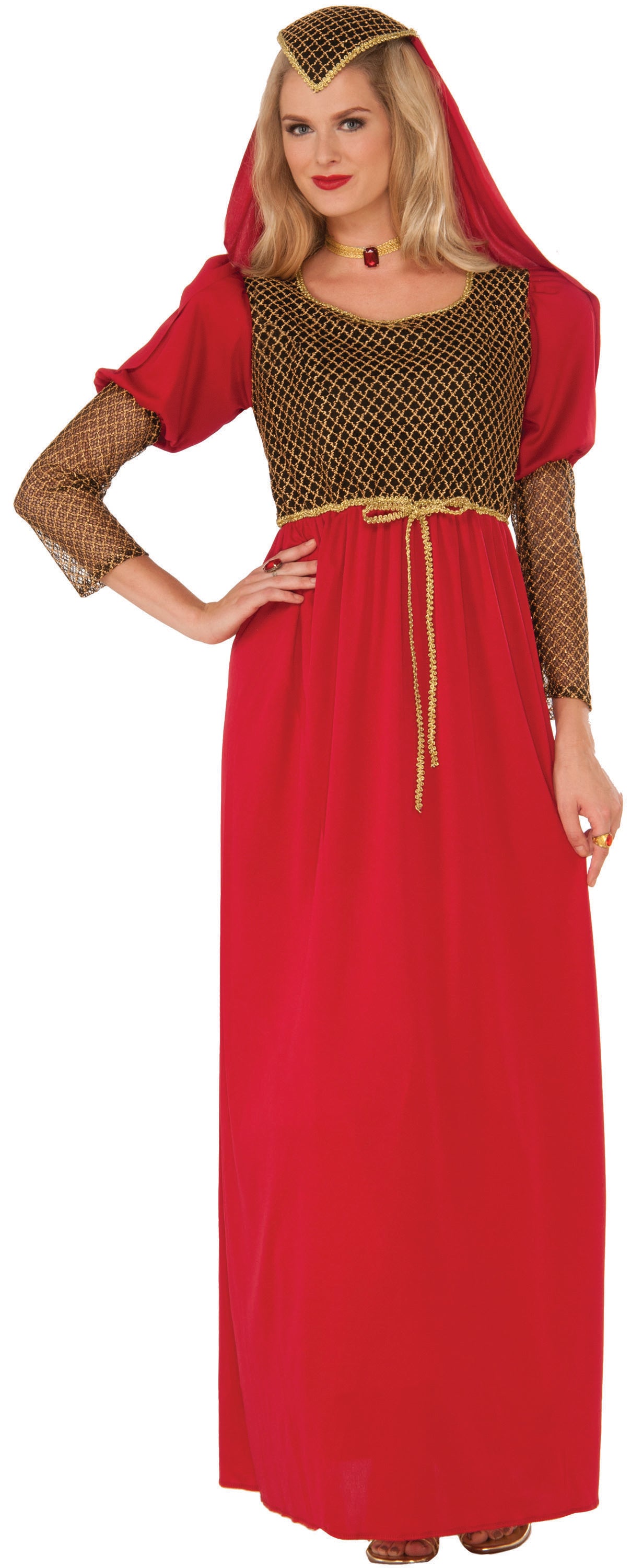Red Renaissance Lady - Adult Costume
