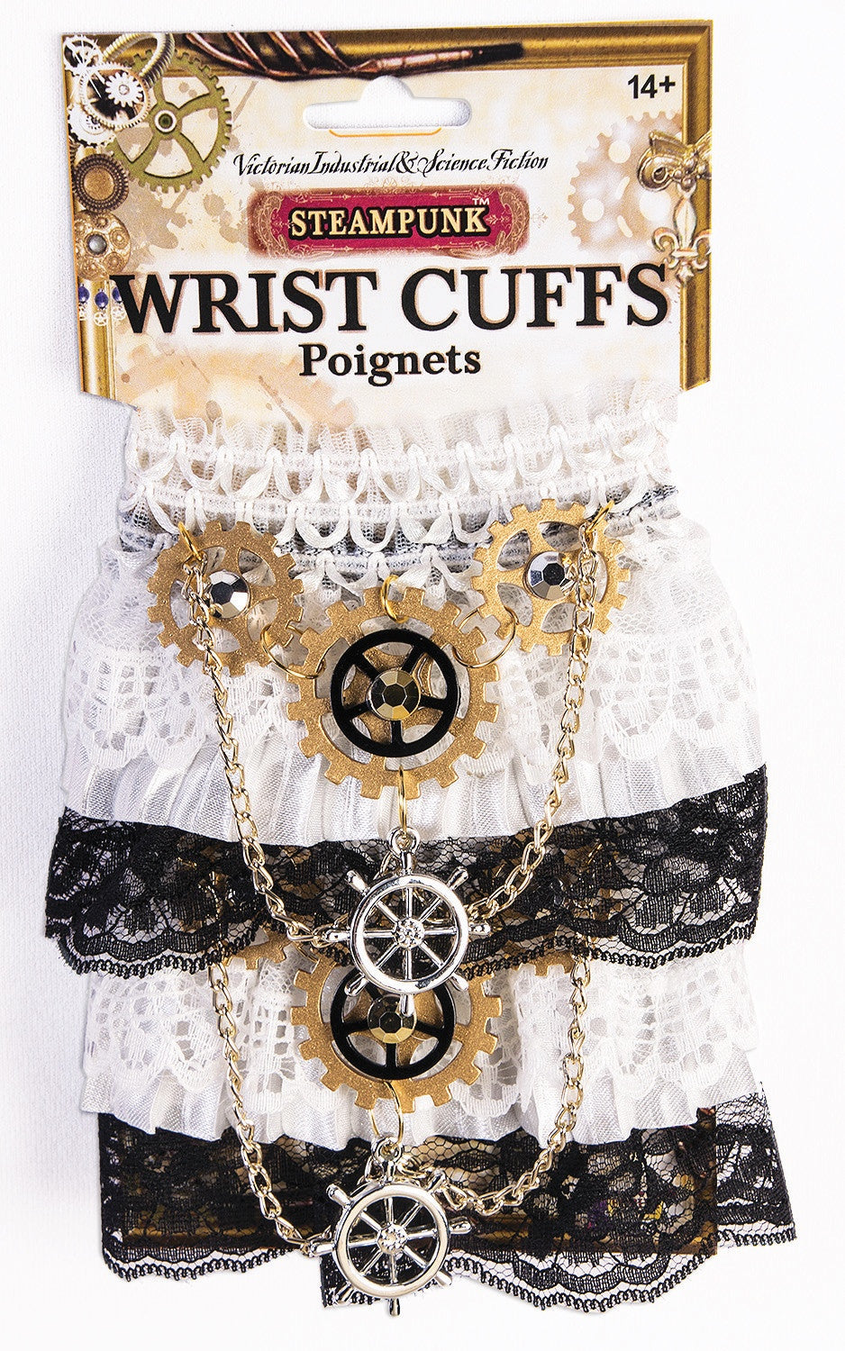 Steampunk Lace Wrist Cuffs