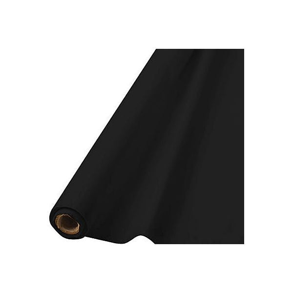 BLACK TABLECOVER 100'
