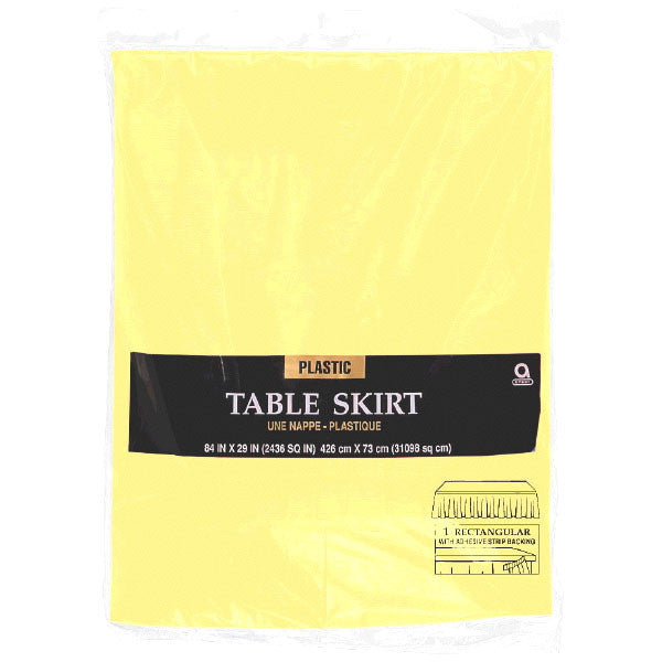 TABLESKIRT - LIGHT YELLOW
