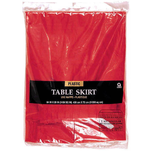 TABLESKIRT - APPLE RED