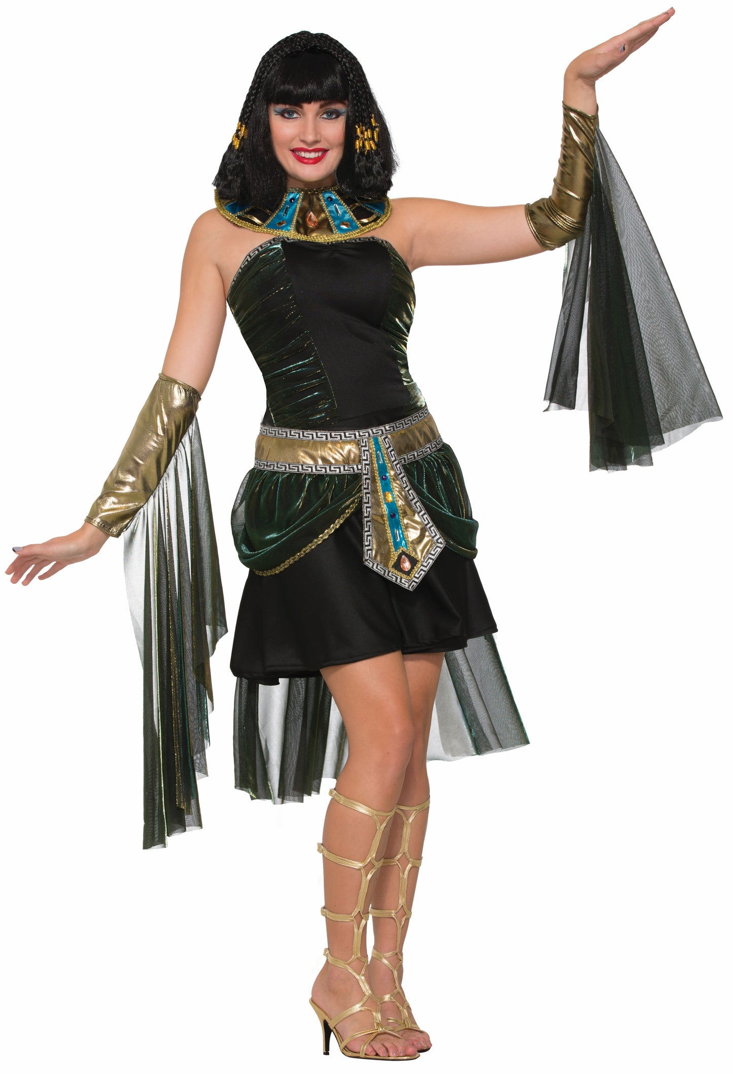 FANTASY CLEOPATRA COSTUME ADULT UP TO SIZE 14/16