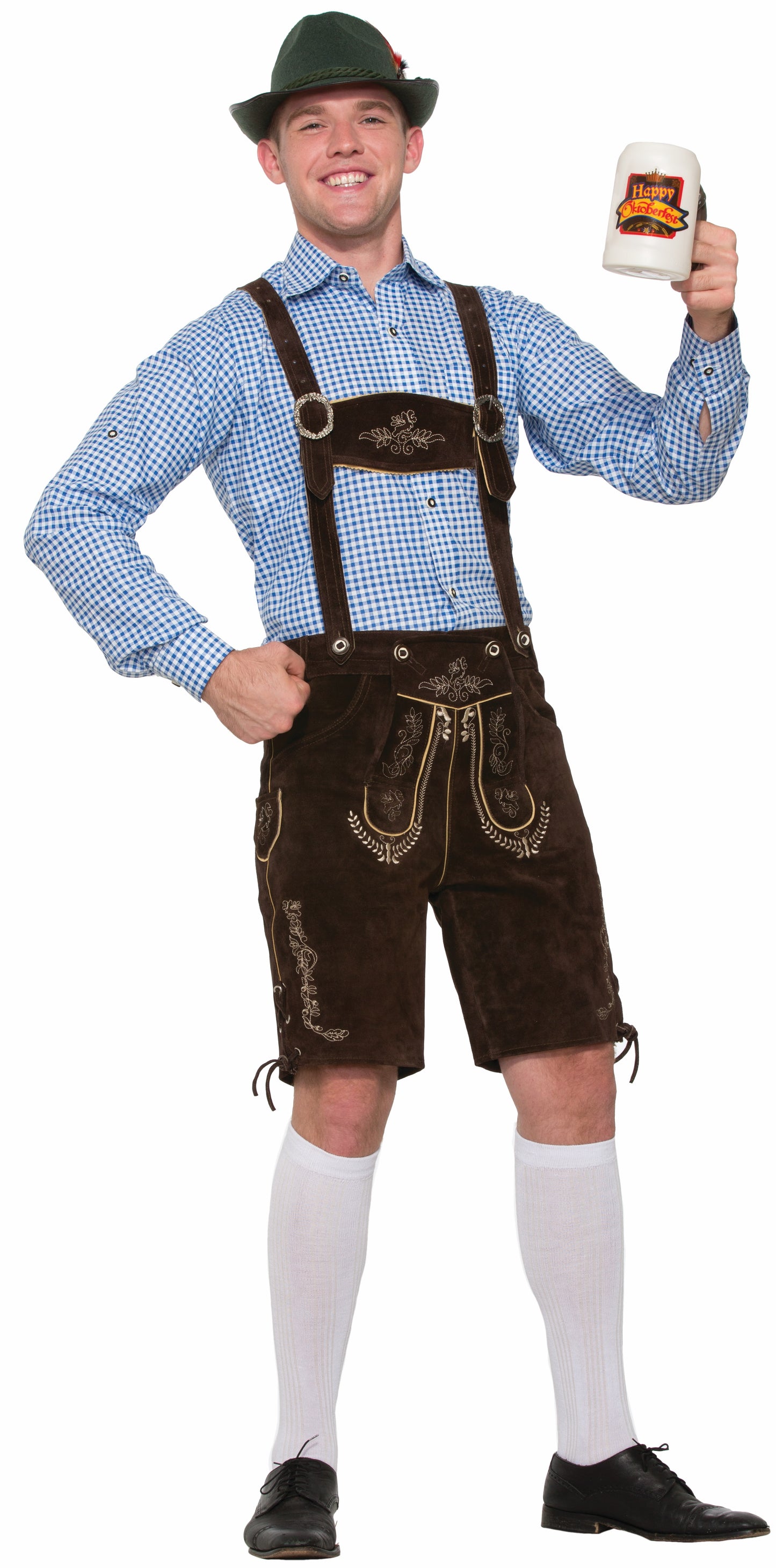 OKTOBERFEST BLUE PLAID SHIRT