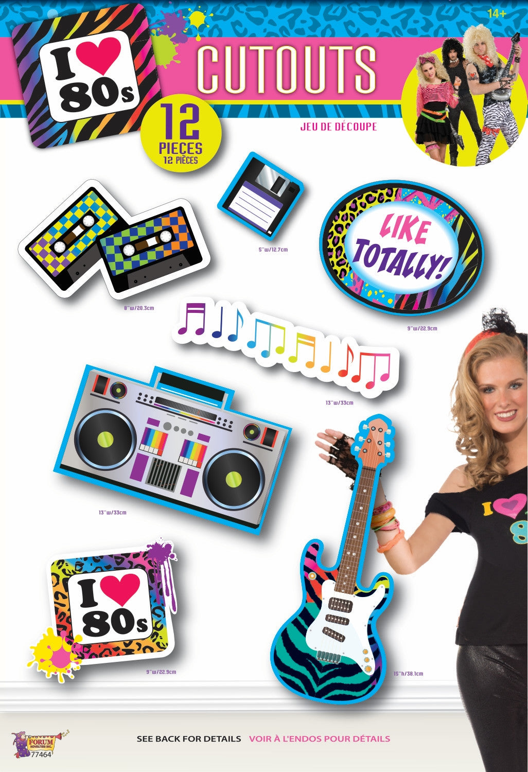 80'S CUTOUT DECORATIONS