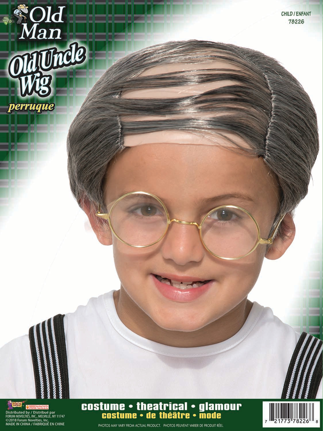 Uncle Bert Wig - Child Size