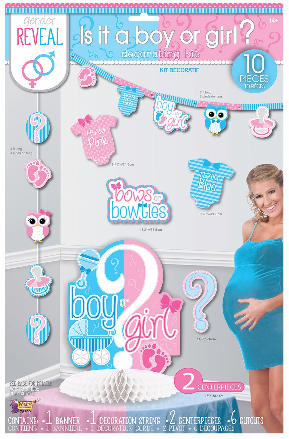 GENDER REVEAL DECORATING KIT