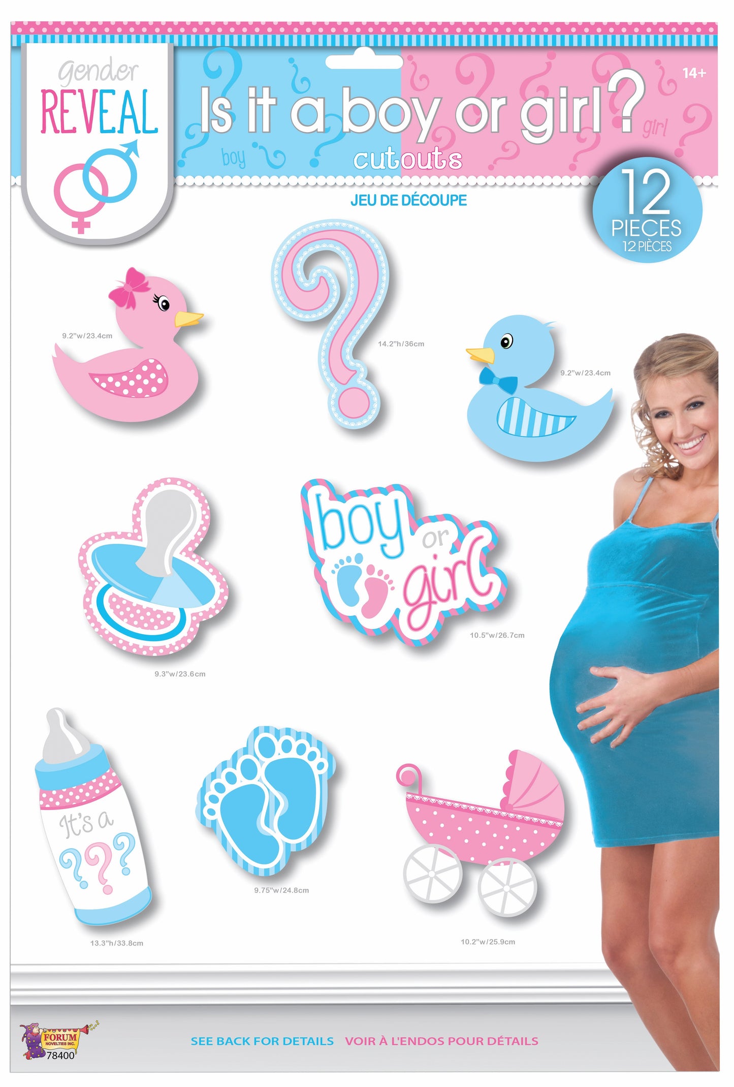 GENDER REVEAL CUTOUTS
