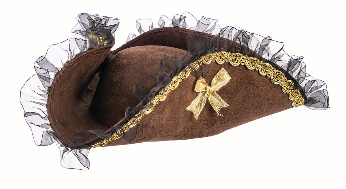Tricorner Brown Pirate Hat