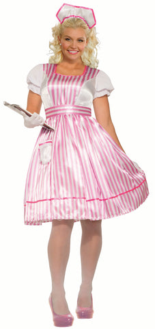Classic Candy Striper - Adult Plus Costume
