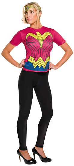 WONDER WOMAN COSTUME TOP - ADULT