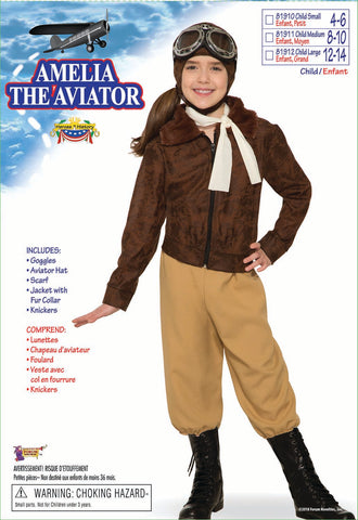 Amelia Earhart Aviator - Child Costume
