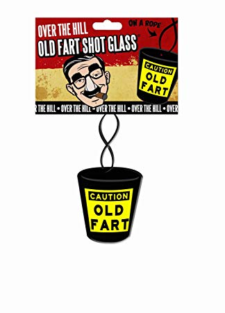 OVER THE HILL OLD FART SHOT GLASS 1PC