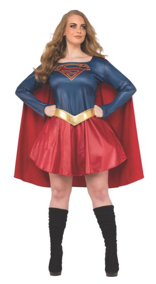 SUPERGILR TV SERIES COSTUME - ADULT PLUS