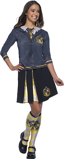 HARRY POTTER HUFFLEPUFF COSTUME TOP - ADULT