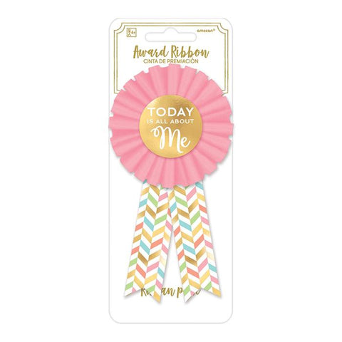 TODAY IS ALL ABOUT ME BIRTHDAY BUTTON RIBBON