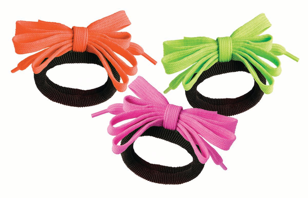 80's Shoelace Hair Ties HornerNovelty