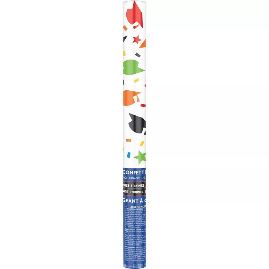 Multicolor Graduation Giant Confetti Popper