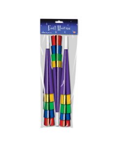 Foil Metallic Party Horns