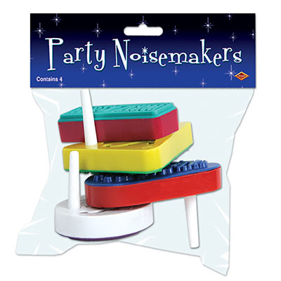 PARTY NOISEMAKERS 4CT