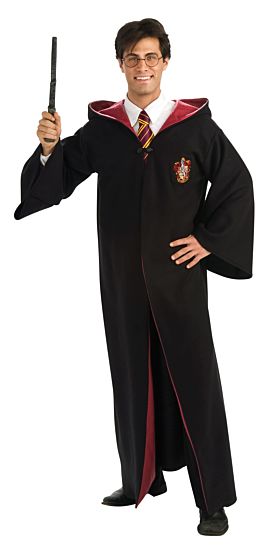 DELUXE HARRY POTTER ROBE COSTUME - ADULT STANDARD