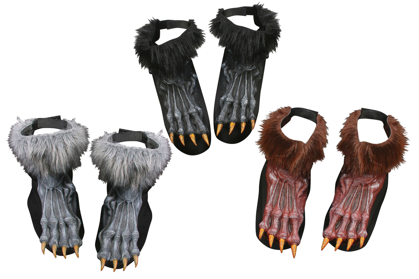 ADULT WEARWOLF SHOE COVERS 1 PAIR