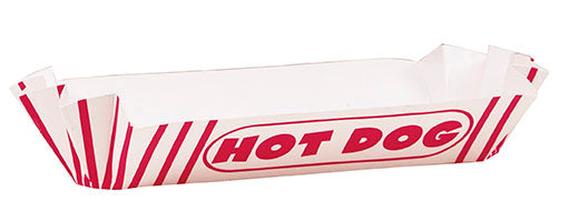 HOT DOG PAPER TRAYS 8PCS/PKG