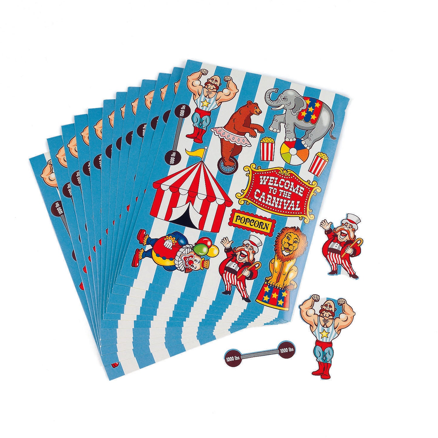 CARNIVAL STICKER SHEETS