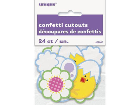 BUNNY AND CHICK LARGE CONFETTI