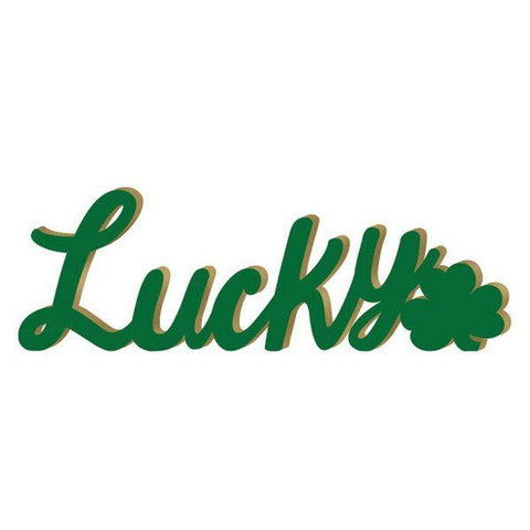 WOODEN LUCKY SIGN